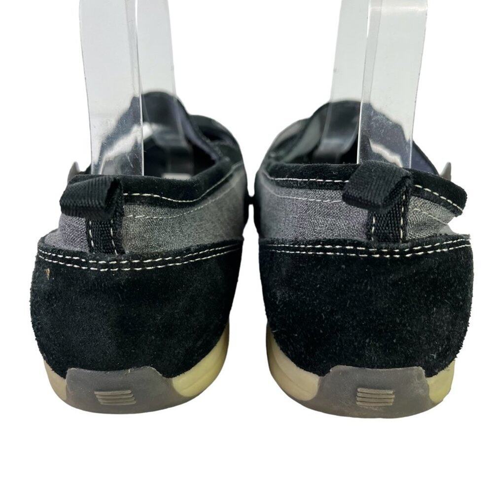 Lands End Womens Mary Janes Loafers Flats Sporty Casual Gray Black Shoes sz 8.5 - Picture 6 of 16
